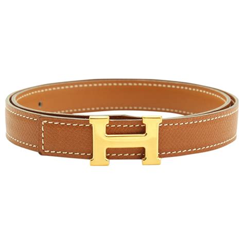 brown hermes belt women|Hermes brown leather belts.